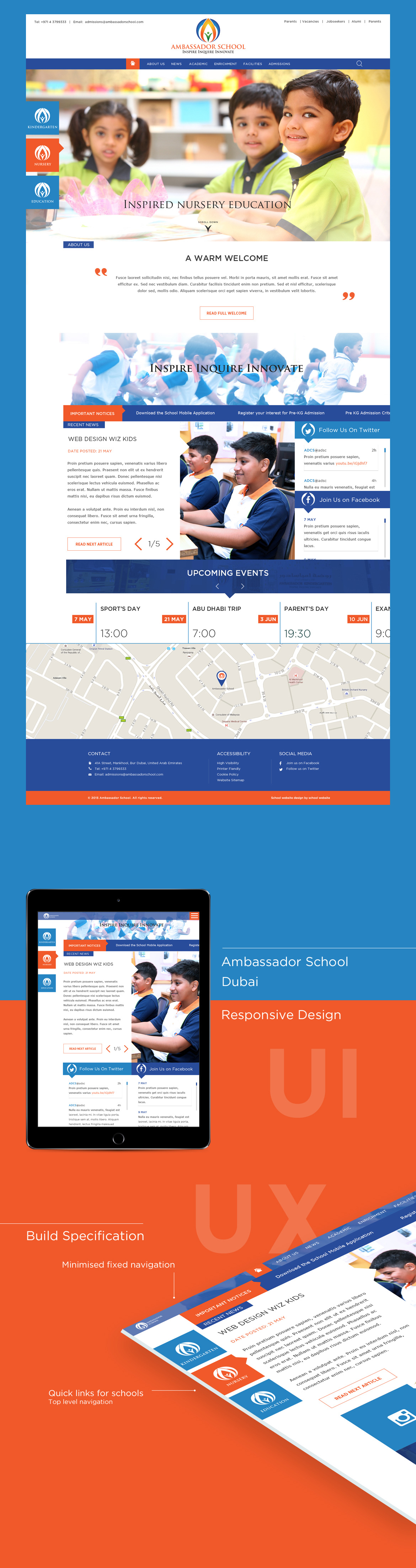 School website by Quade Murrell